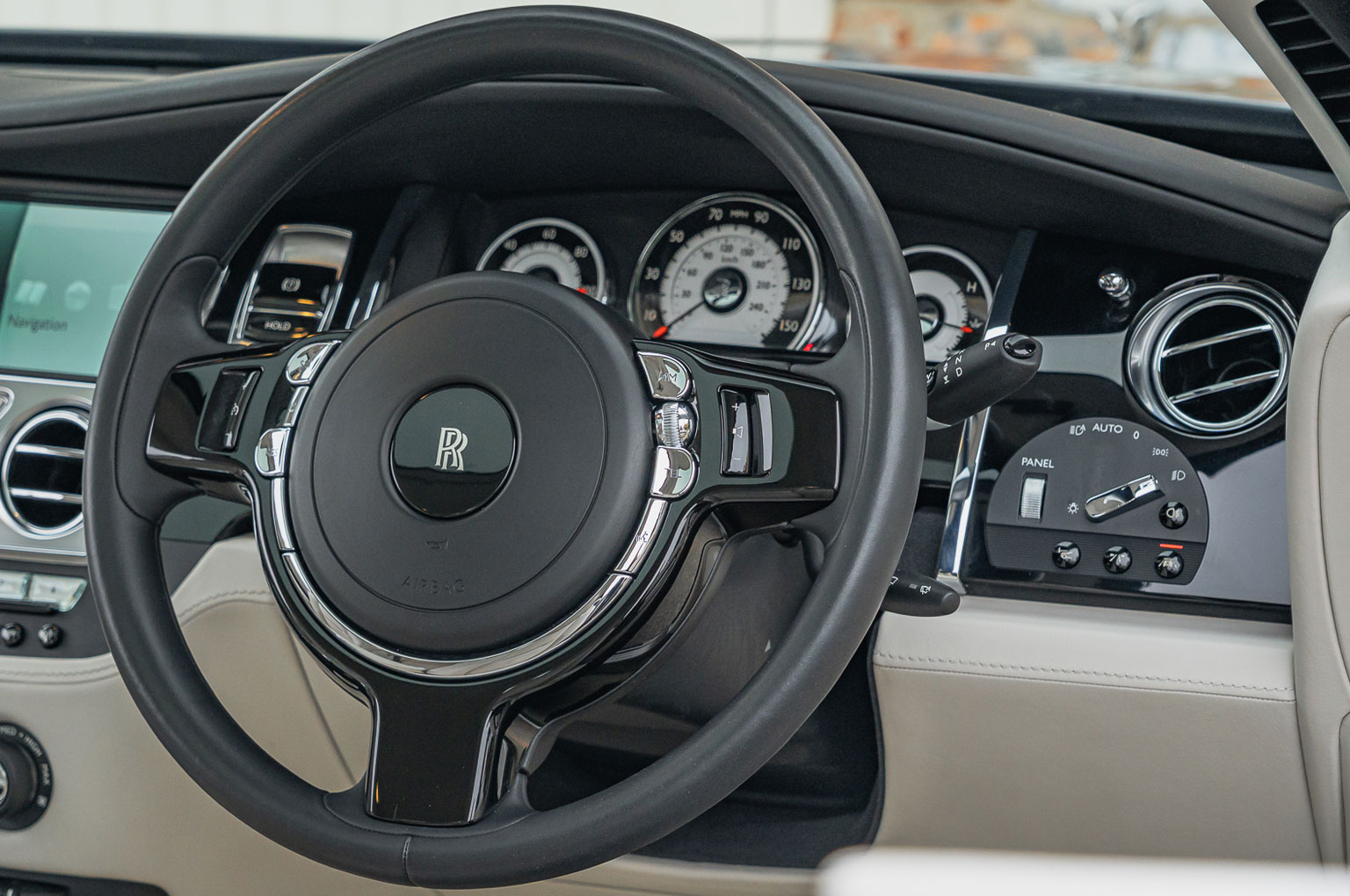 rolls royce steering wheel